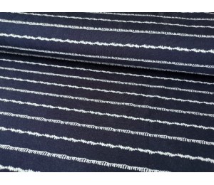 Jersey - Scribble dunkelblau